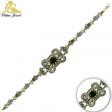 Gümüş Otantik Taşlı Biezik /Bileklik